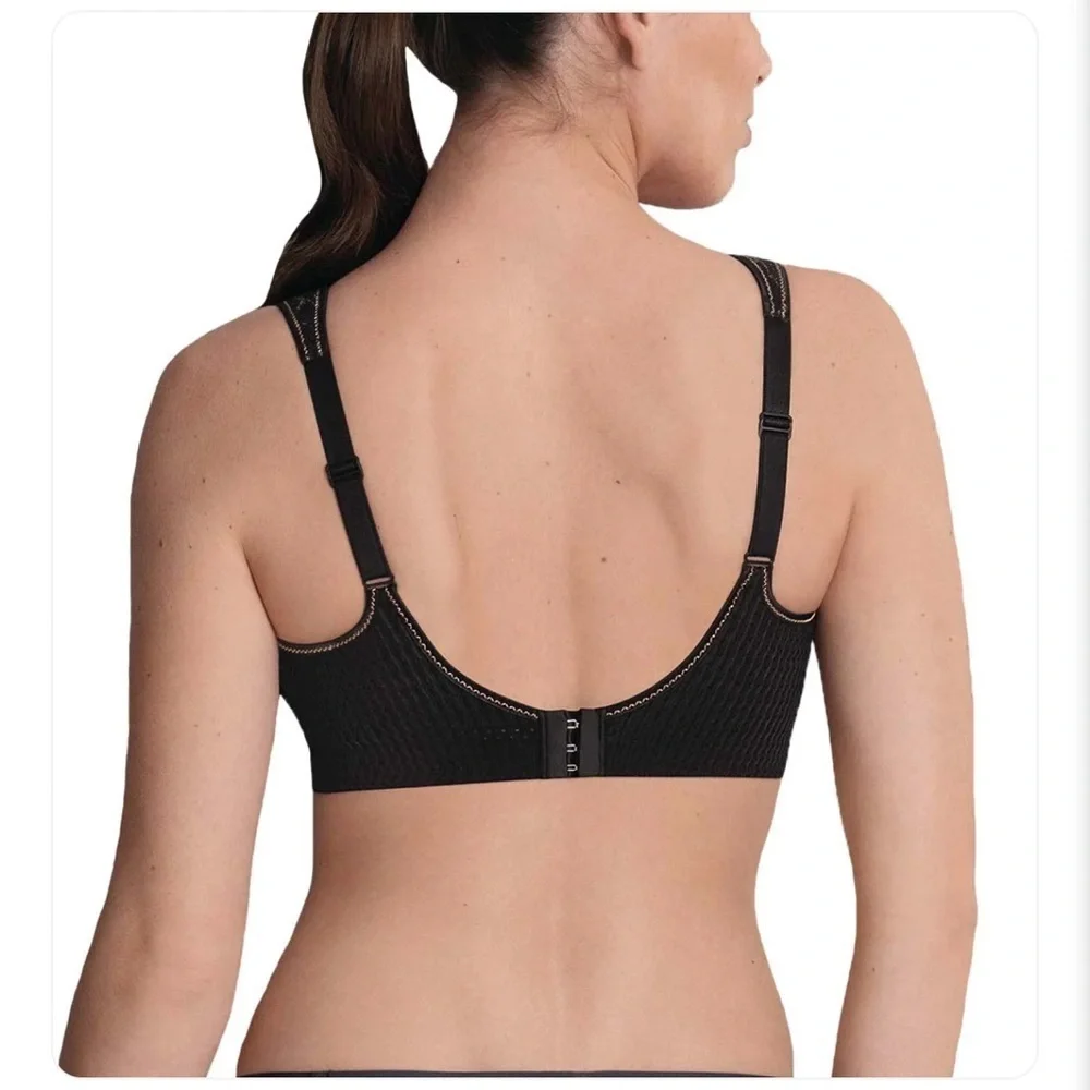 Anita Active Air Control Delta Pad Softcup Sports Bra Powder Gold - Picture 2 of 9